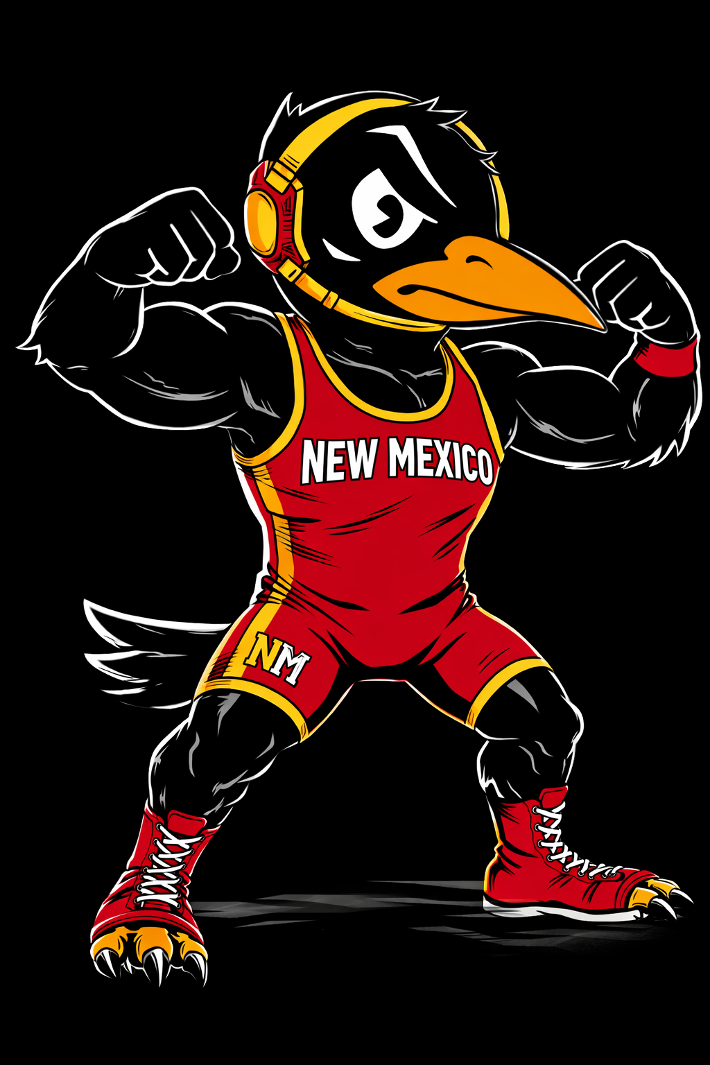 Wrestling team photo